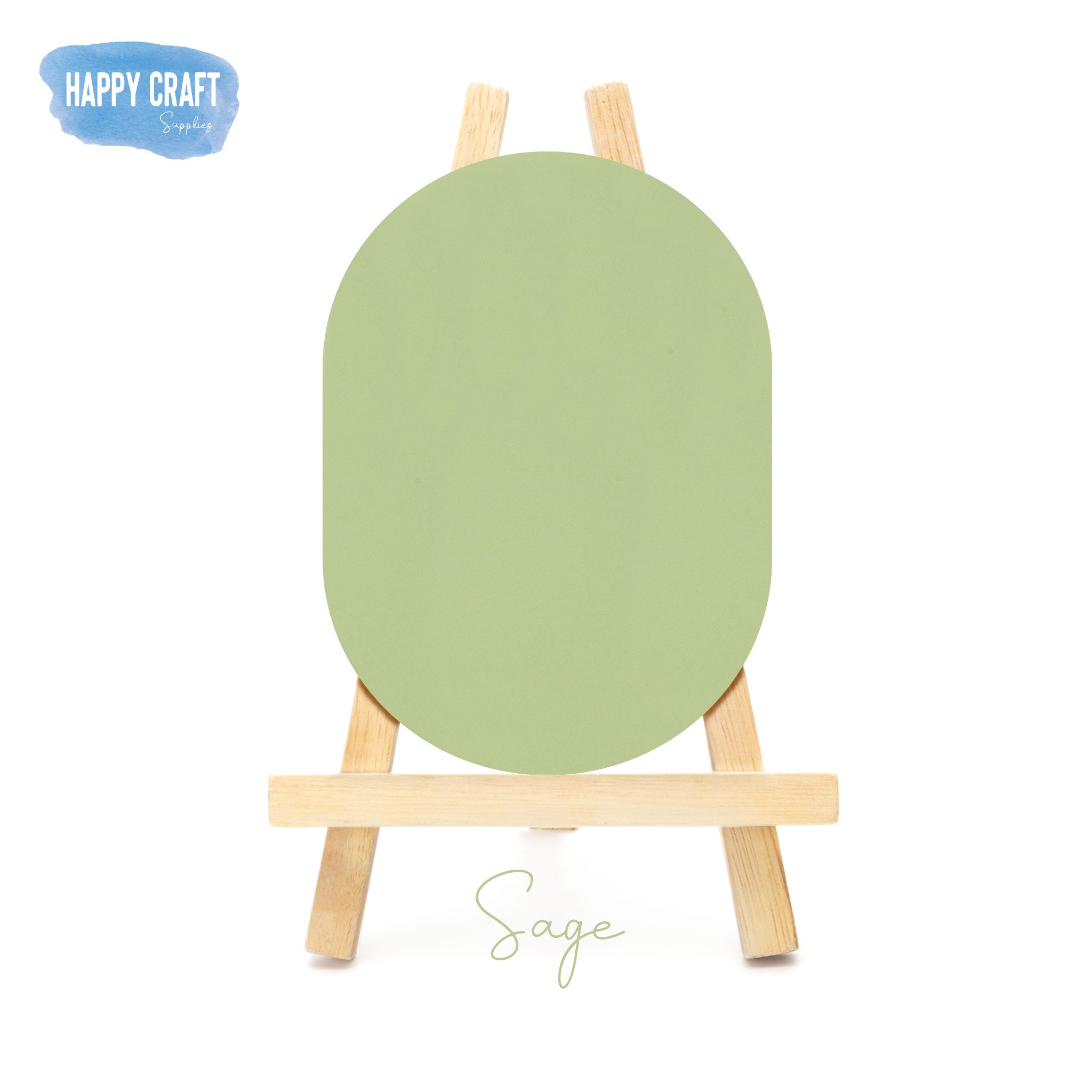 Acrylic Blank Oval - A1