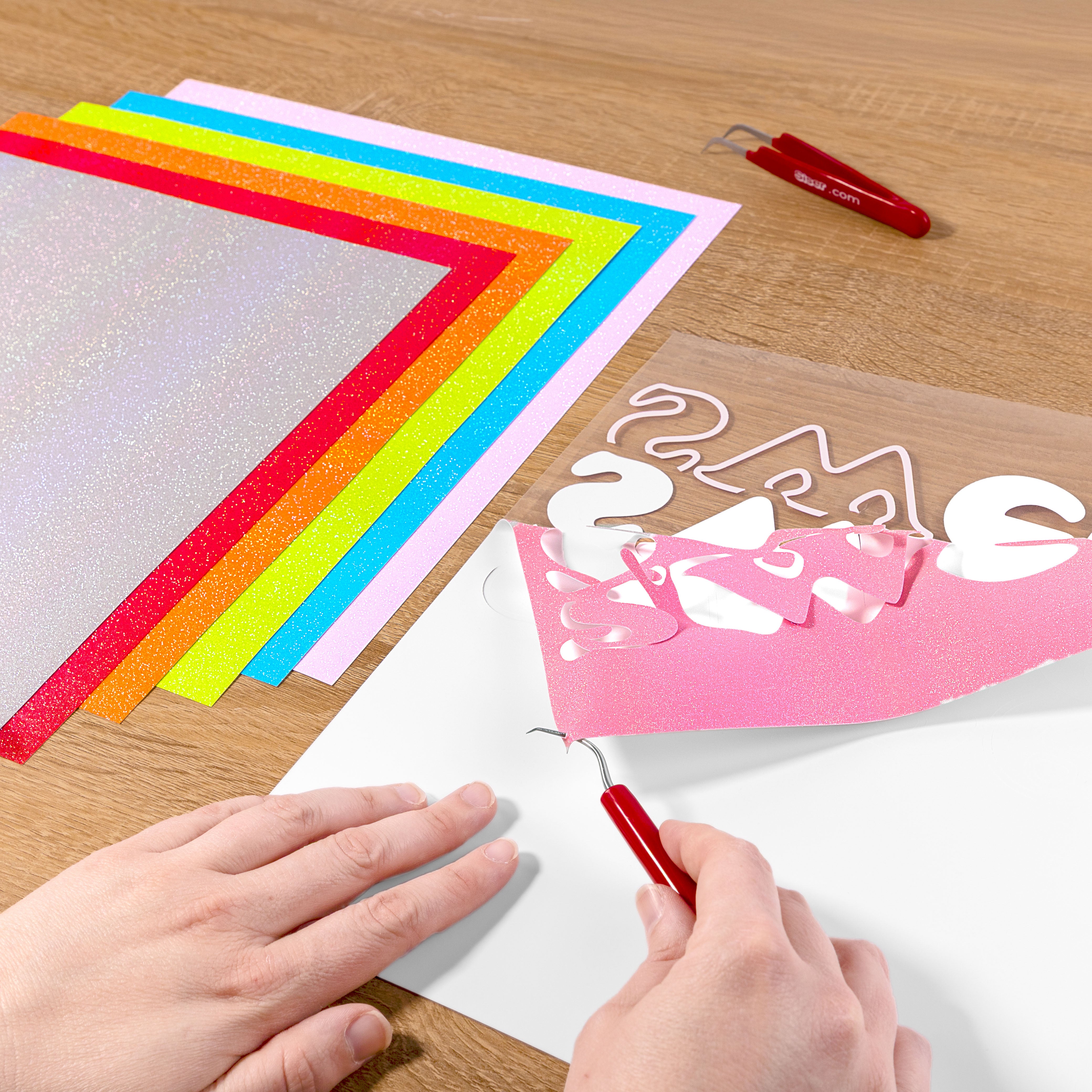 Siser Easy Puff Glitter HTV - 30cm x 30cm