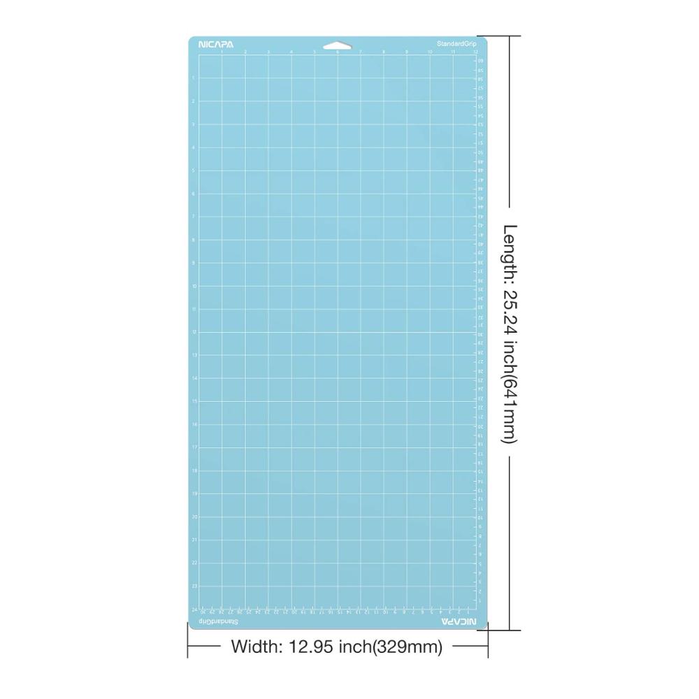 NICAPA Cricut Cutting Mat - Light 12x24
