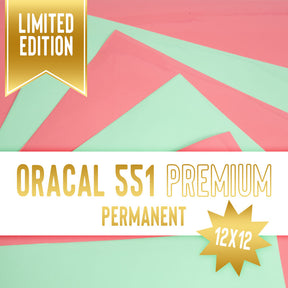 ORACAL 551 GLOSS Permanent Adhesive Vinyl - 12inch X 12inch