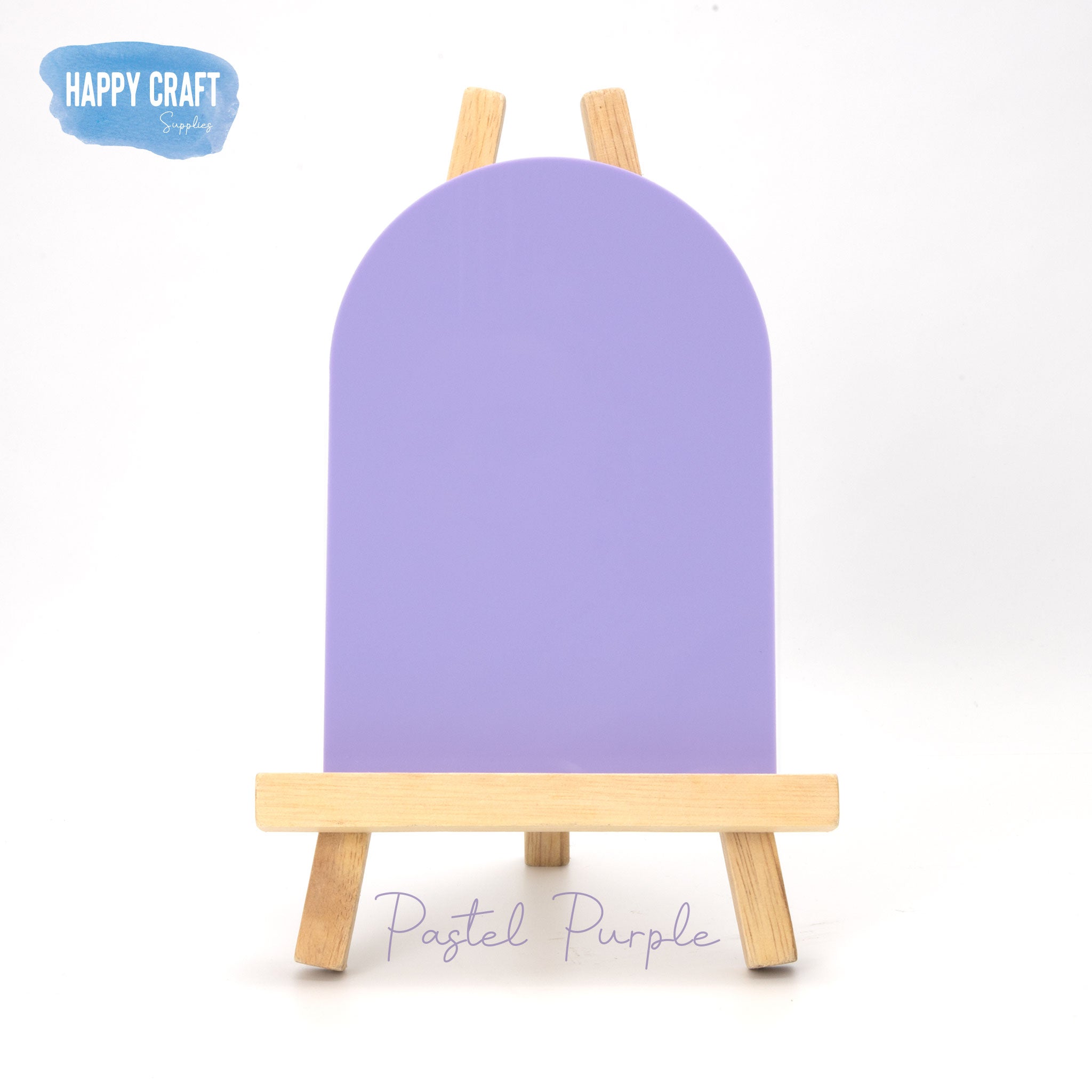 Acrylic Blank XL Tags- Solid Colours