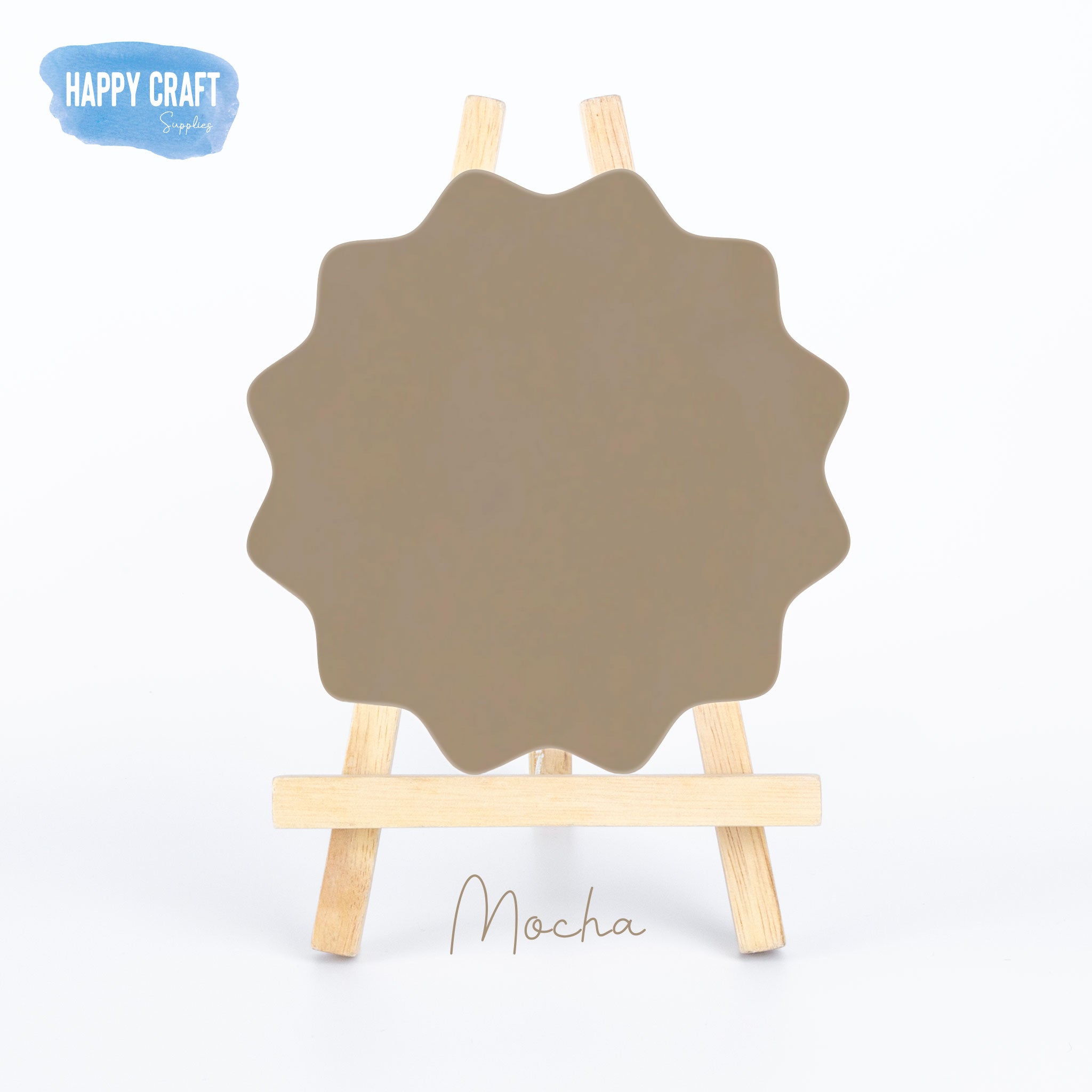 Acrylic Blank Wavy Drink Tags