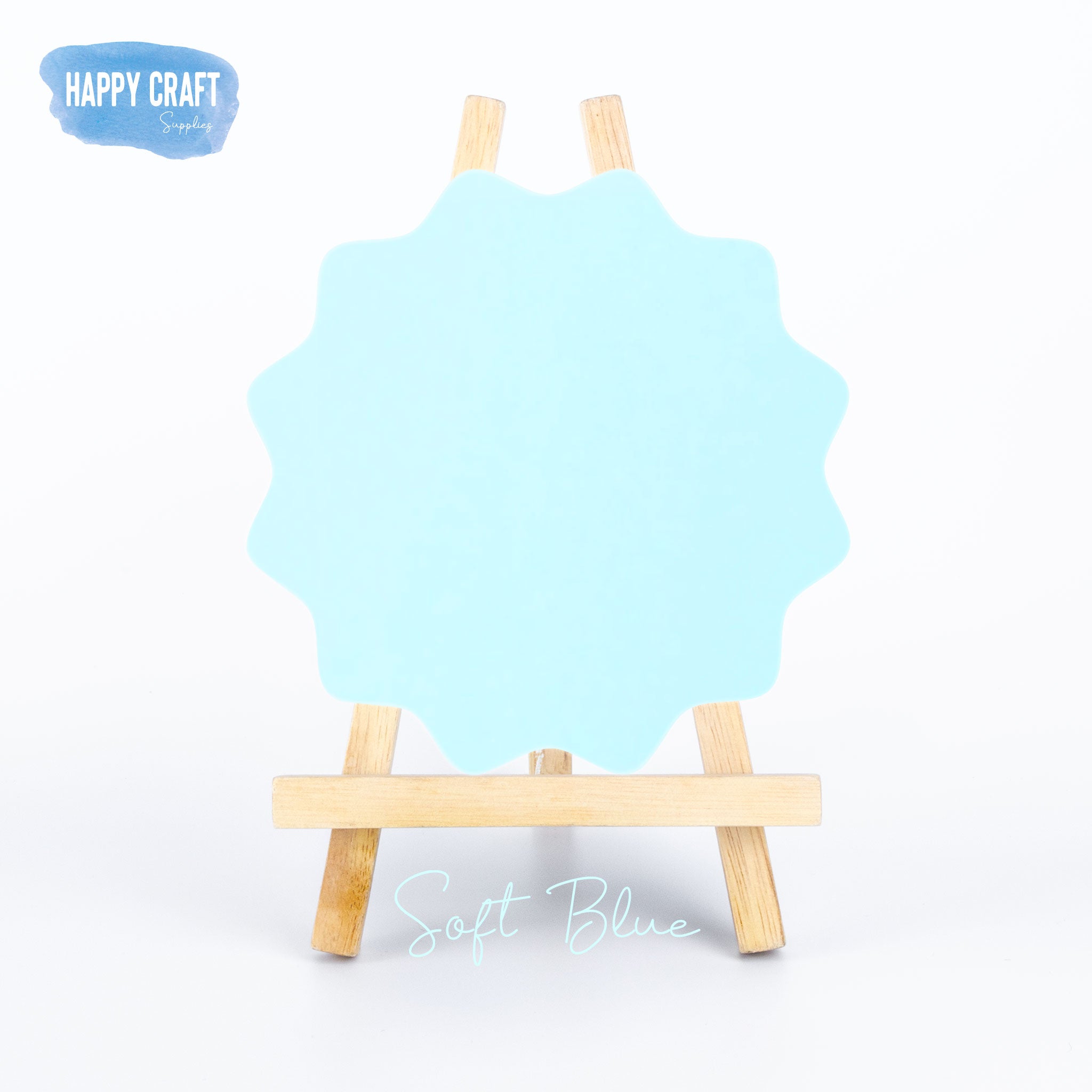 Acrylic Blank Wavy Drink Tags