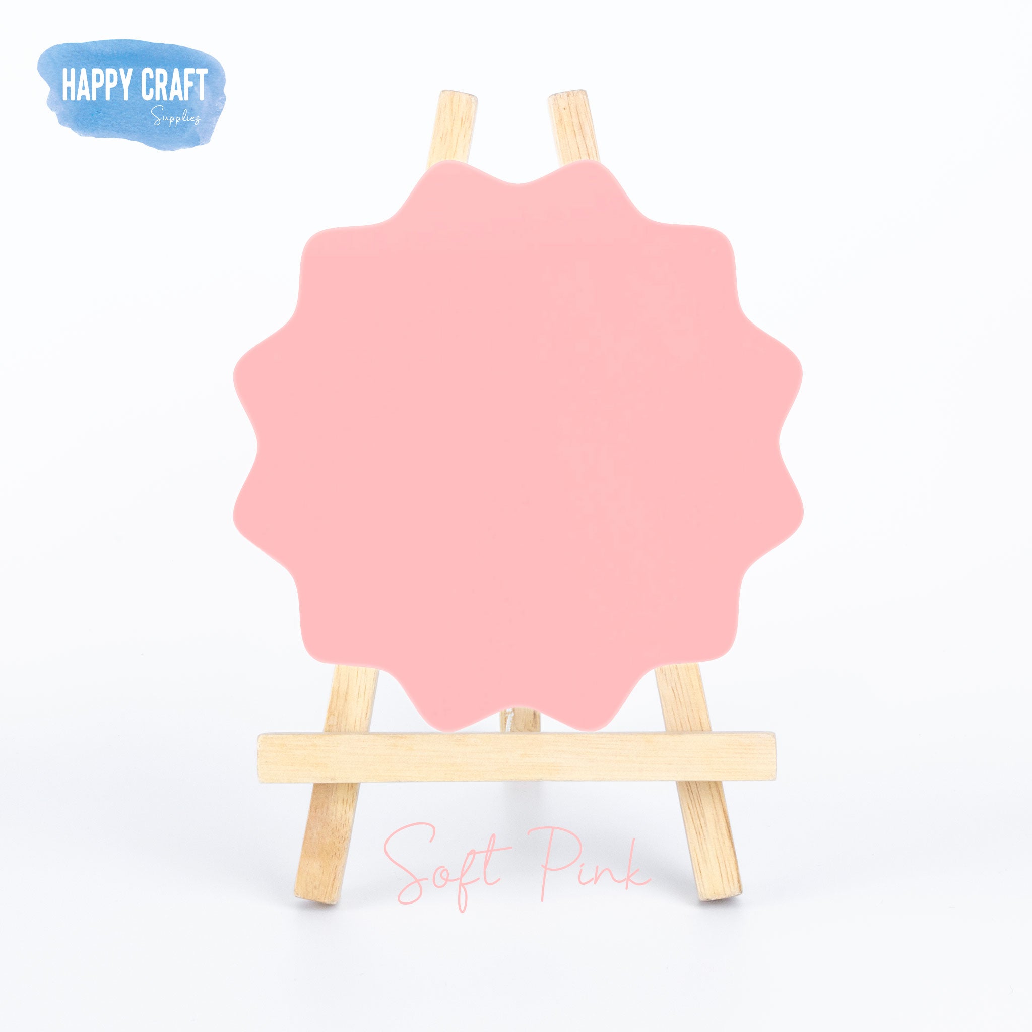 Acrylic Blank Wavy Drink Tags