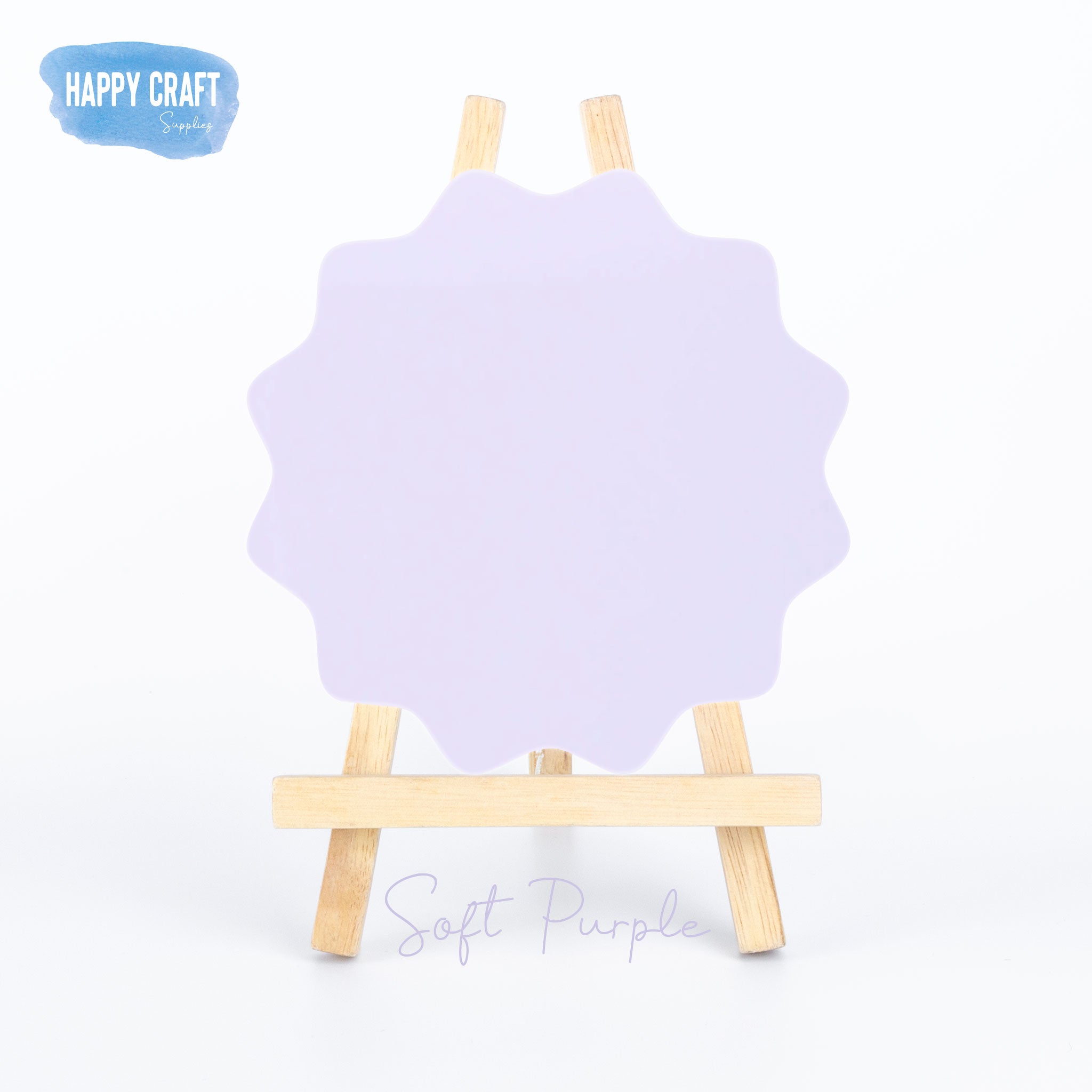 Acrylic Blank Wavy Drink Tags