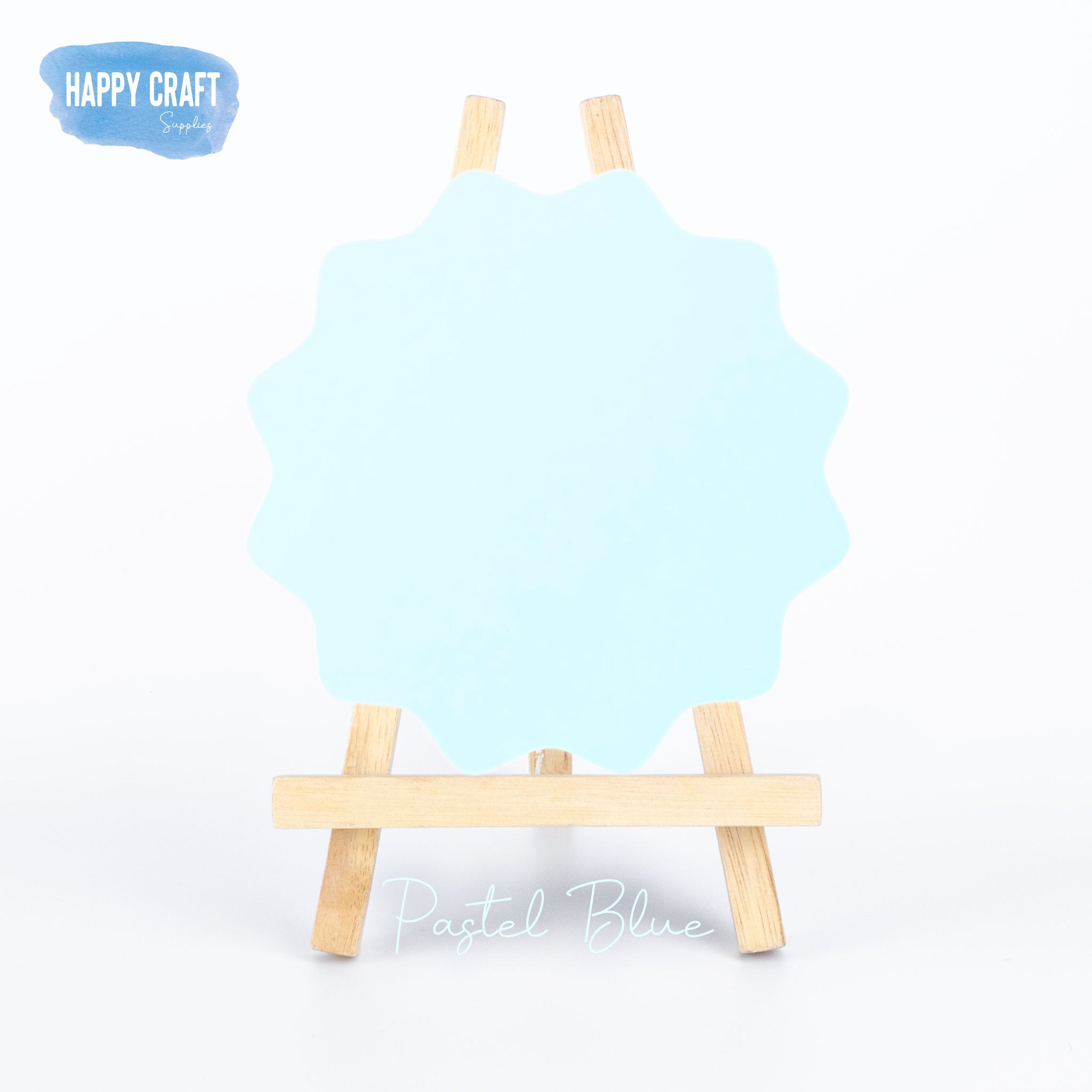 Acrylic Blank Wavy Drink Tags