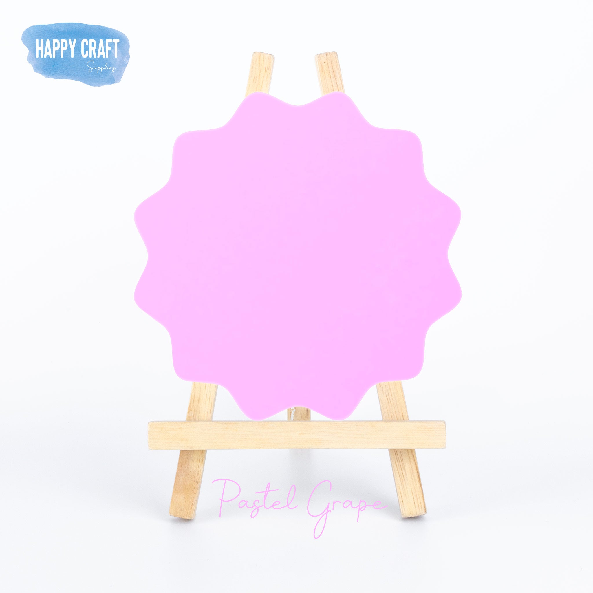 Acrylic Blank Wavy Drink Tags