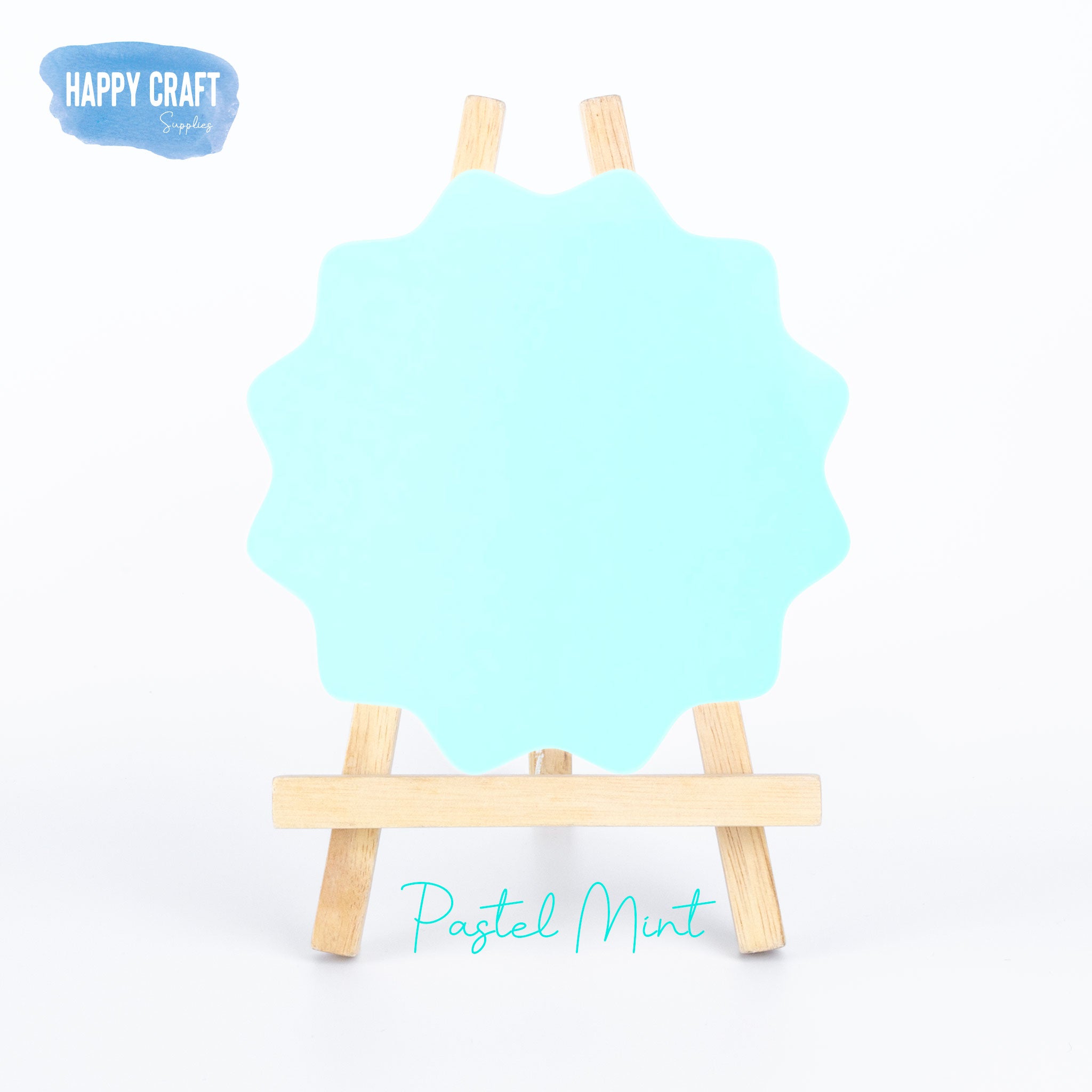 Acrylic Blank Wavy Drink Tags