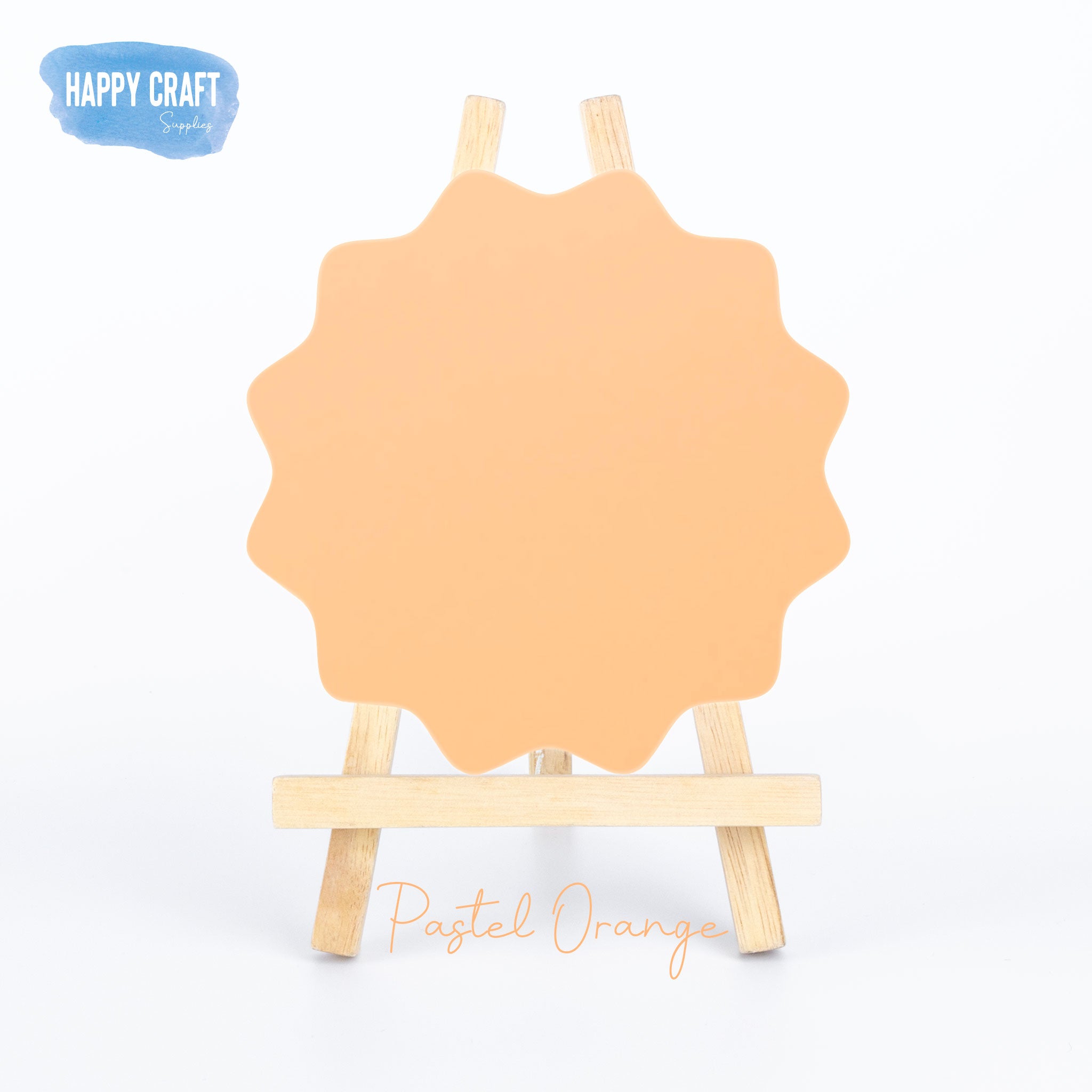 Acrylic Blank Wavy Drink Tags