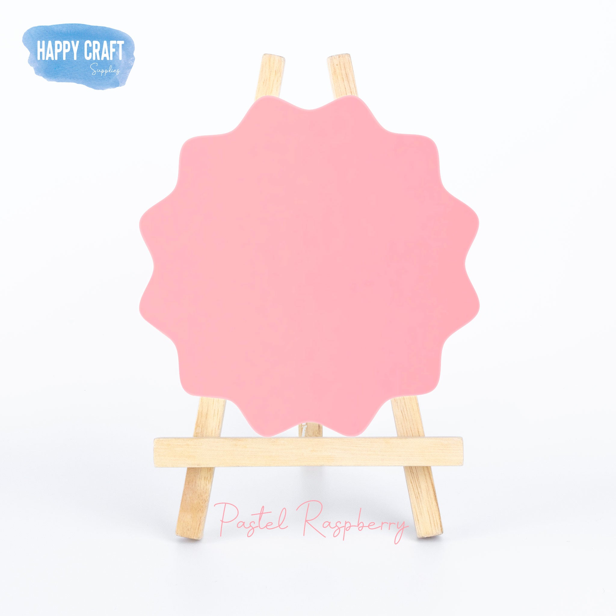 Acrylic Blank Wavy Drink Tags
