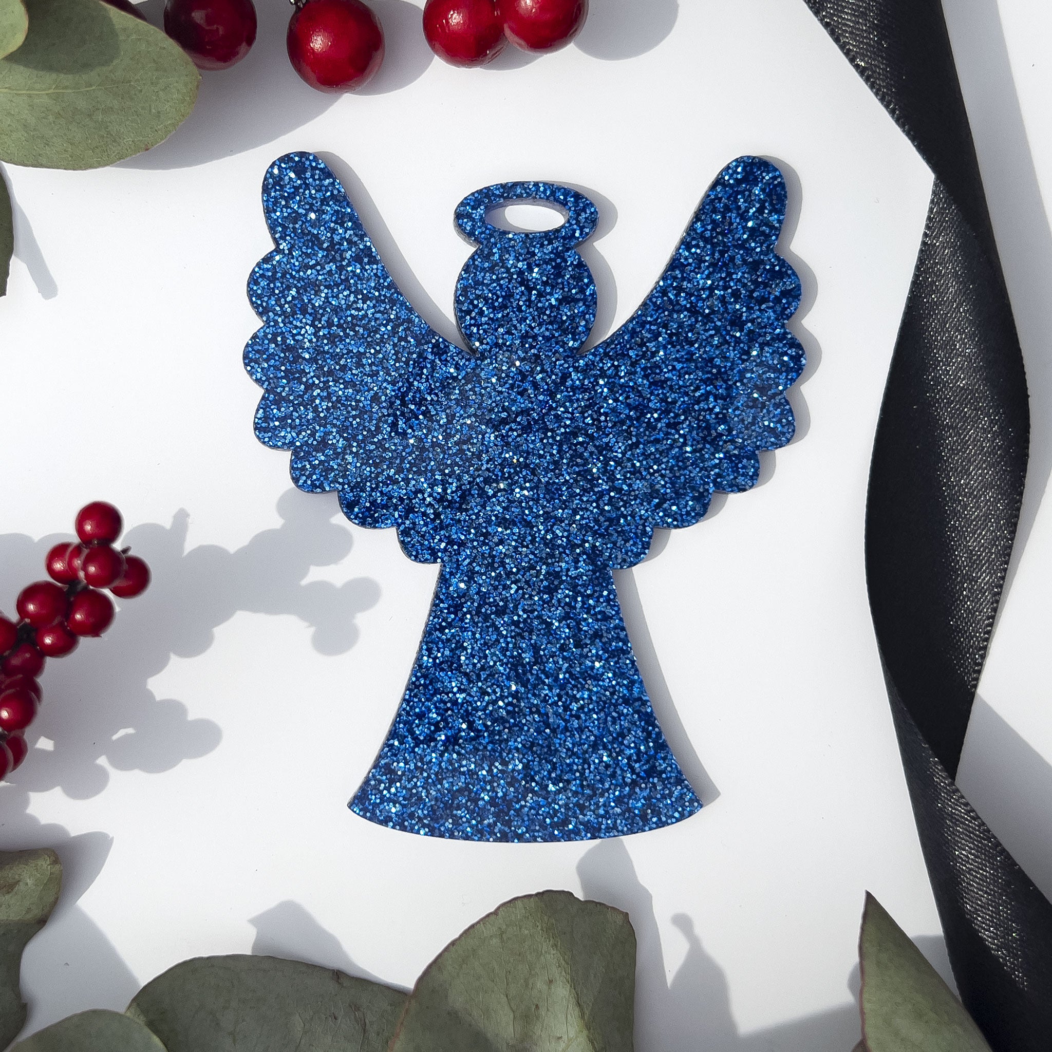 Acrylic Blank Baubles - Glitter Colours