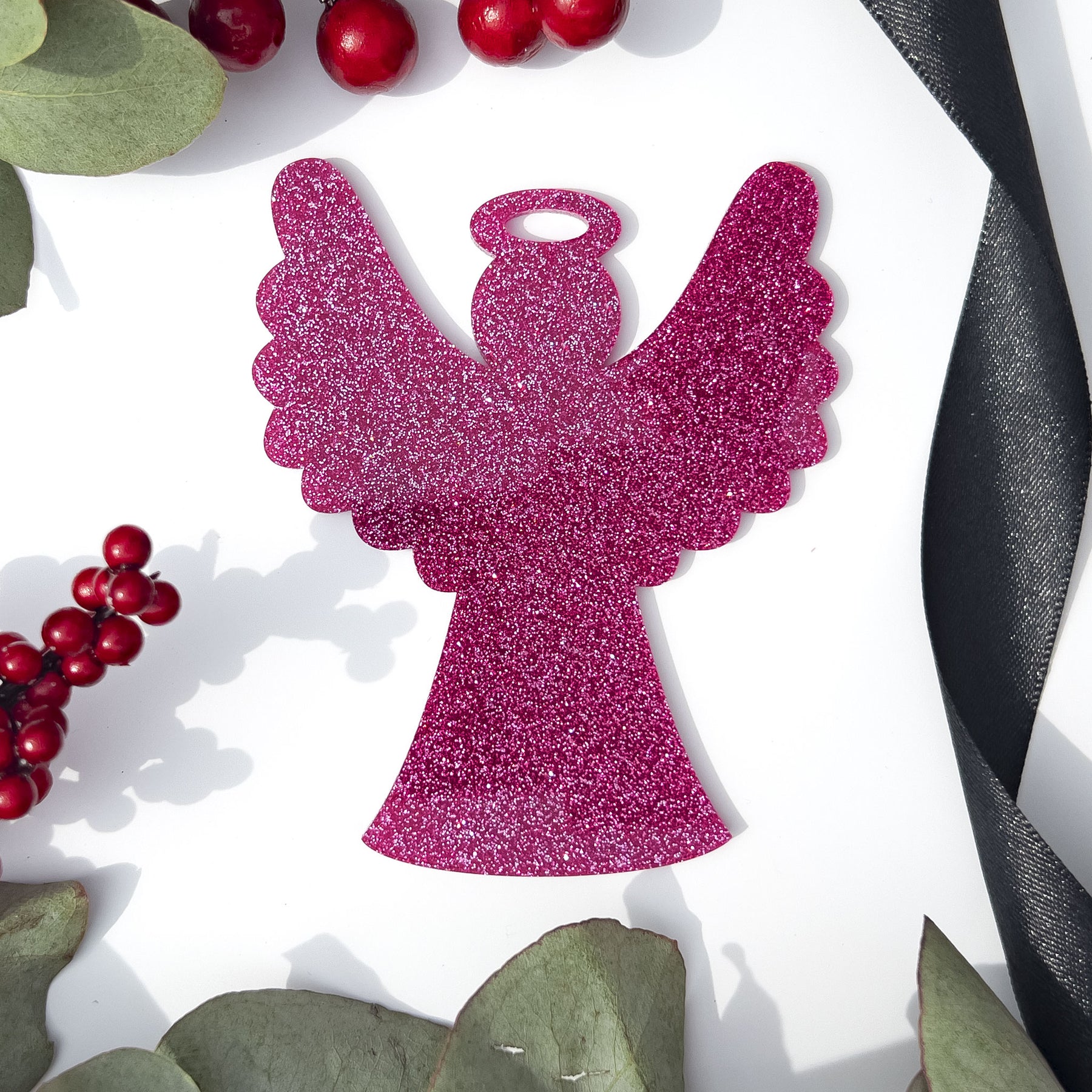 Acrylic Blank Baubles - Glitter Colours