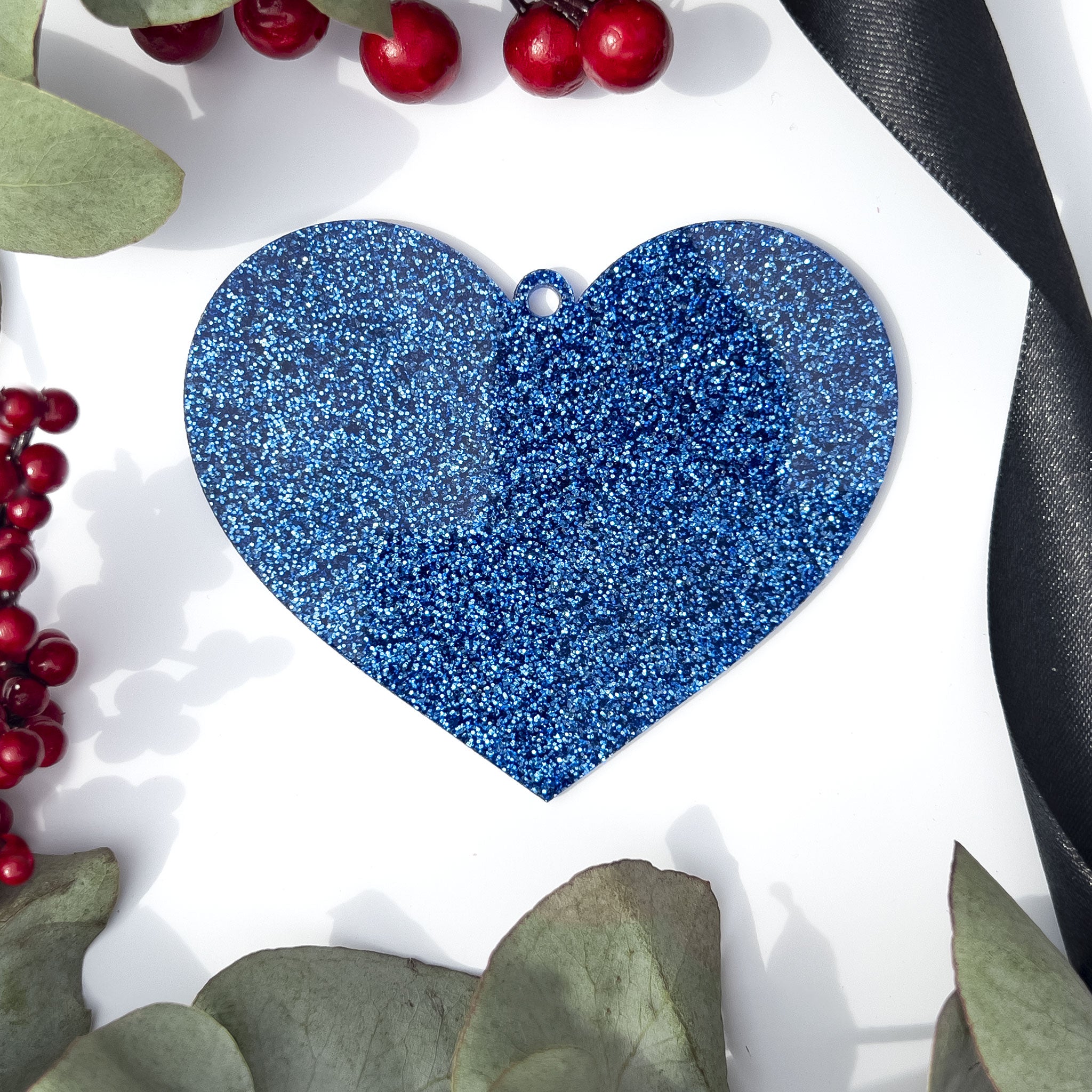 Acrylic Blank Baubles - Glitter Colours