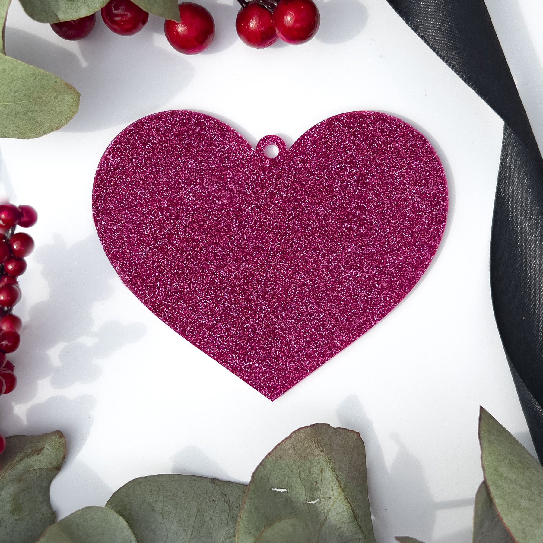 Acrylic Blank Baubles - Glitter Colours