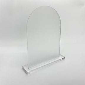 Single Slot Acrylic Sign Stands