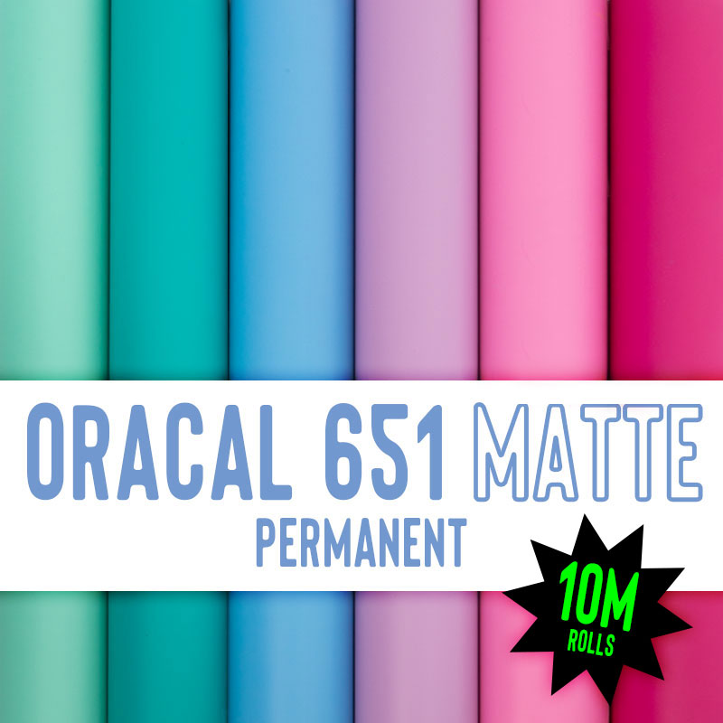 ORACAL 651 MATTE Permanent Adhesive Vinyl - 30.5cm X 10m