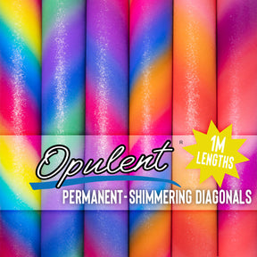 Opulent® Shimmering Twists Permanent Adhesive - 30.5cm x 1m