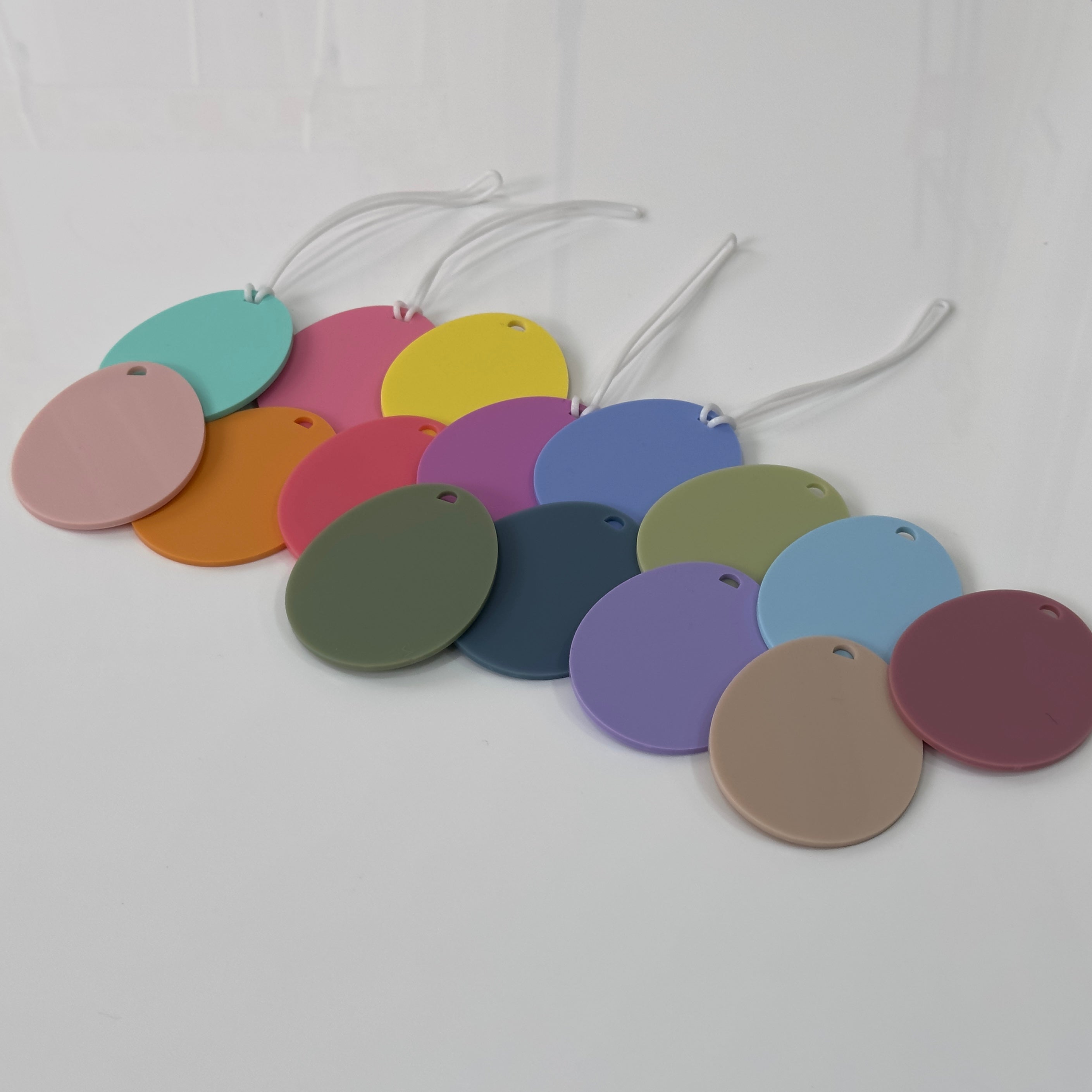 Acrylic Blank Easter Egg Tags