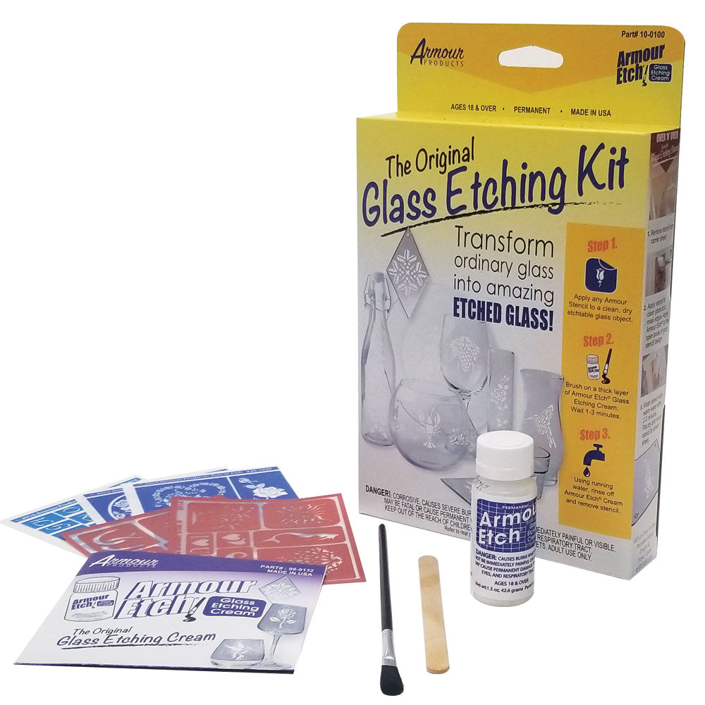 Armour Etch Starter Glass Etching Kit