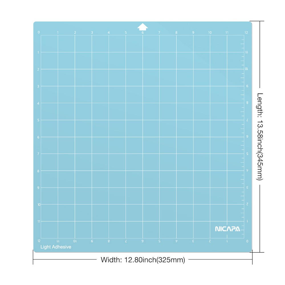 NICAPA Silhouette Cutting Mat - Light 12x12
