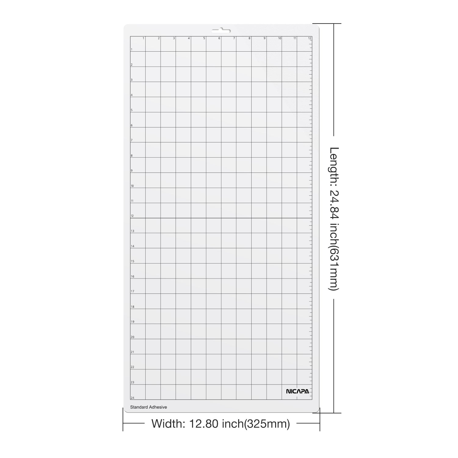 NICAPA Silhouette Cutting Mats (3 Pack Standard Grip) 12x24