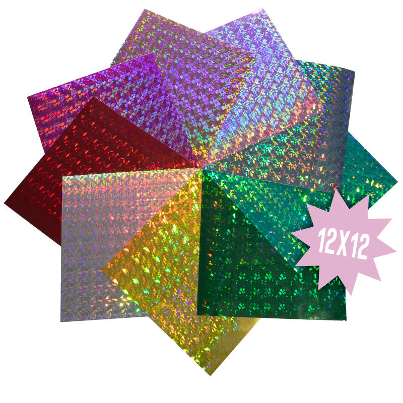 Opulent® Kaleidoscope Permanent Adhesive - 12inch x 12inch 9pce PACK