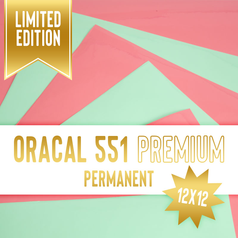 ORACAL 551 GLOSS Permanent Adhesive Vinyl - 12inch X 12inch