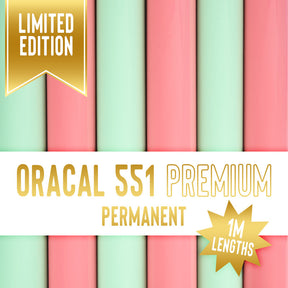 ORACAL 551 GLOSS Permanent Adhesive Vinyl - 30.5cm X 1m