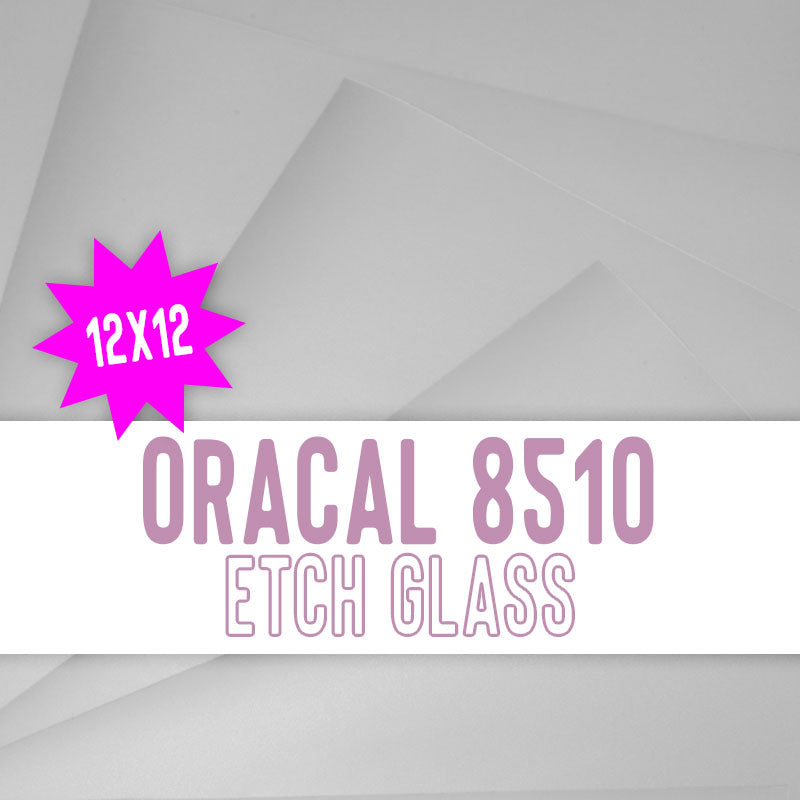 ORACAL 8510 Etch Glass Permanent Adhesive Vinyl - 12inch x 12inch