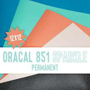 ORACAL 851 Sparkling Glitter Adhesive Vinyl - 12inch x 12inch