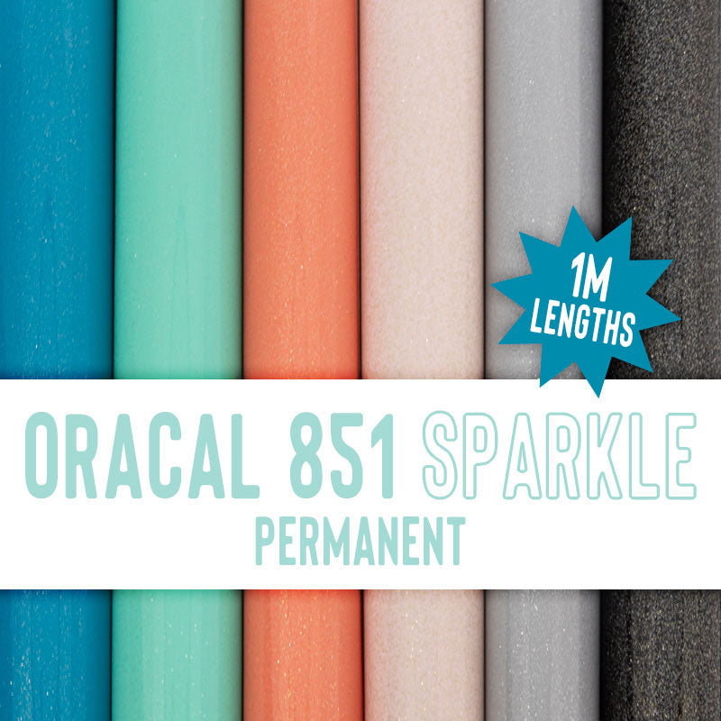 ORACAL 851 Sparkling Glitter Adhesive Vinyl - 30.5cm x 1m