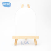 Acrylic Blank Place Card Standing - Rectangle