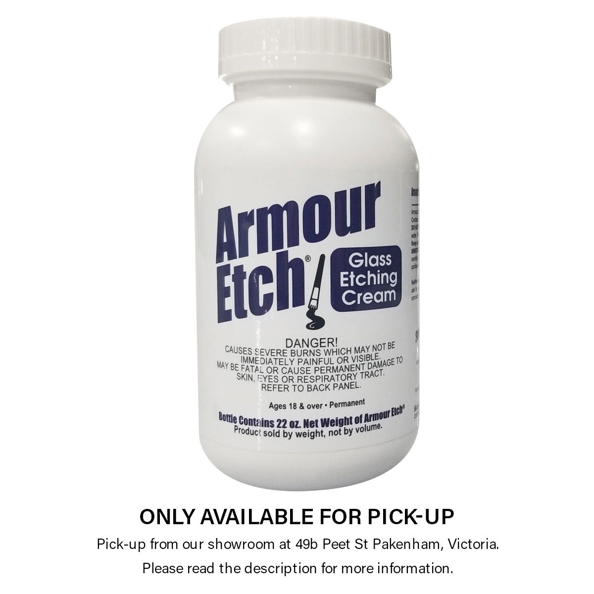 Armour Etch - 3 Oz Glass Etching Cream - 80gram