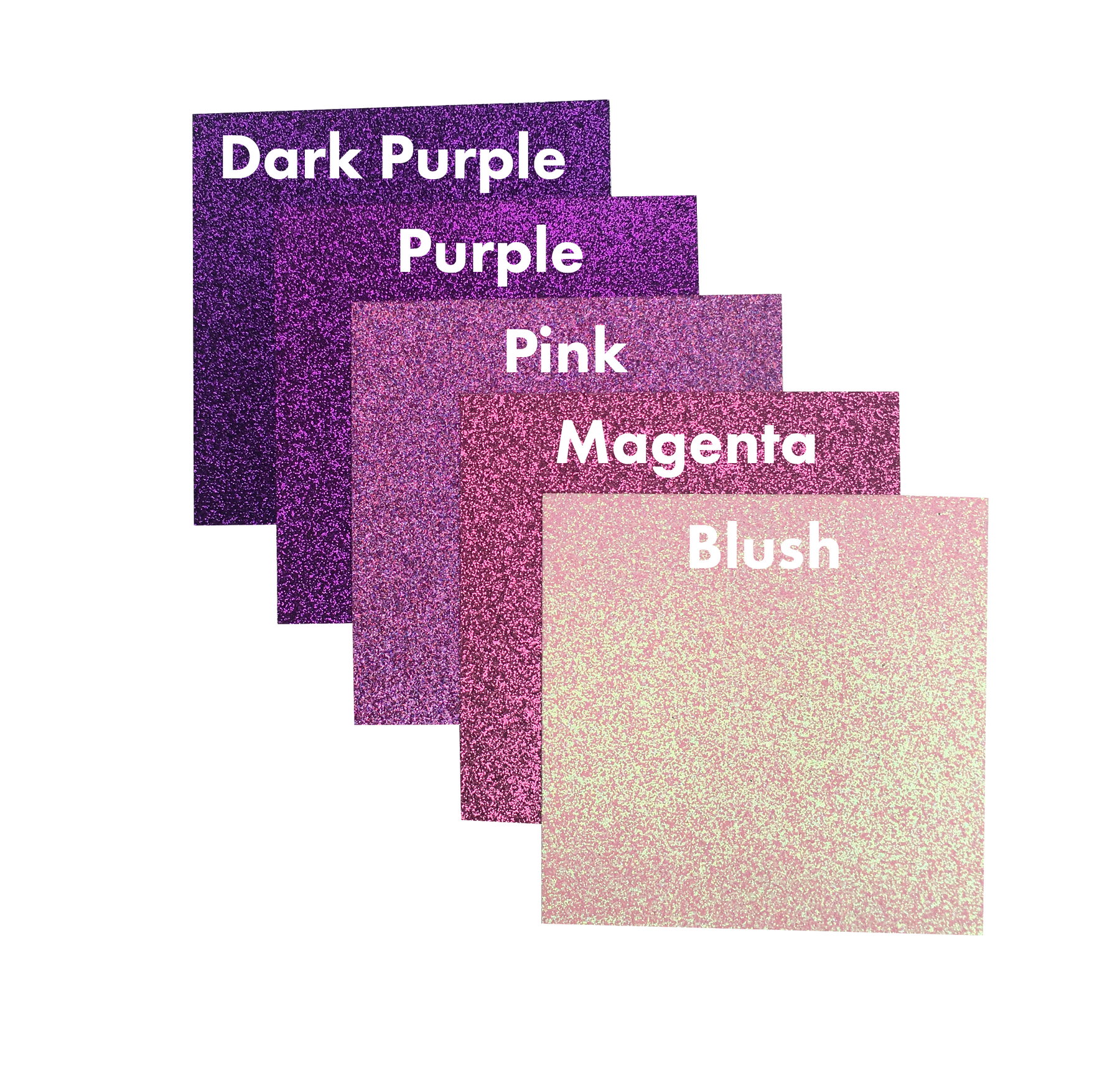 Purple to Pink Glitter Cardstock Mix Packs