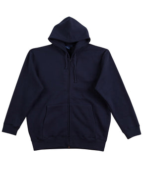 WINNING SPIRIT - FL03 DOUBLE BAY Full Zip Fleecy Hoodie Men's