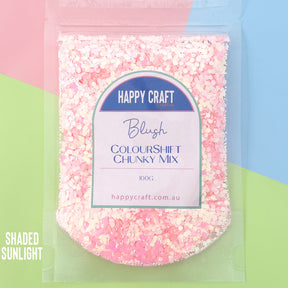 Chunky GlitterColour Shift Mix - Blush