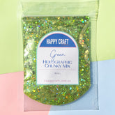 Chunky Glitter Mix Holographic - Green
