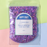 Chunky Glitter Mix Holographic - Lavender