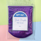 Fine Glitter Bag Metallic - Dark Purple