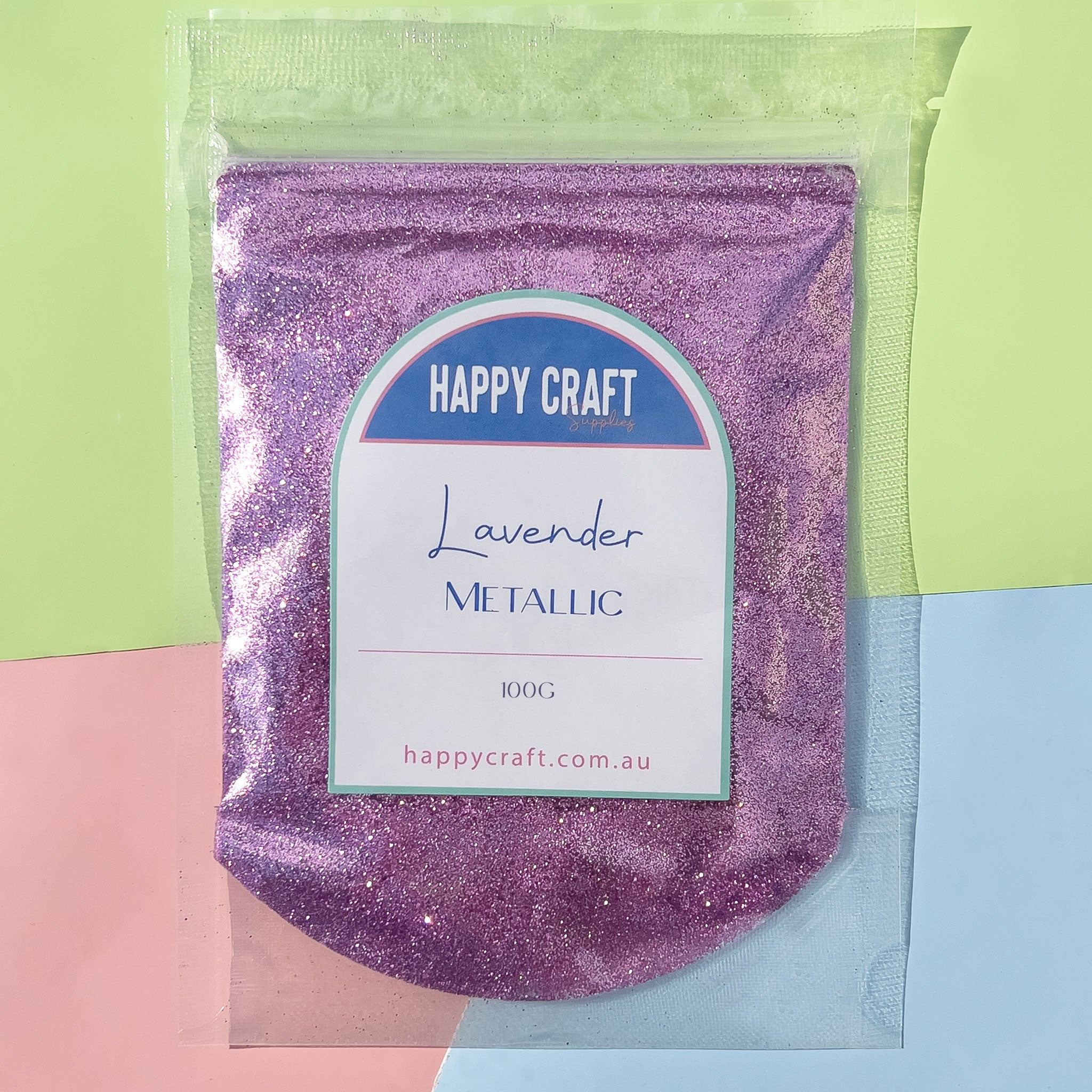 Fine Glitter Bag Metallic - Lavender