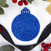 Acrylic Blank Baubles - Glitter Colours
