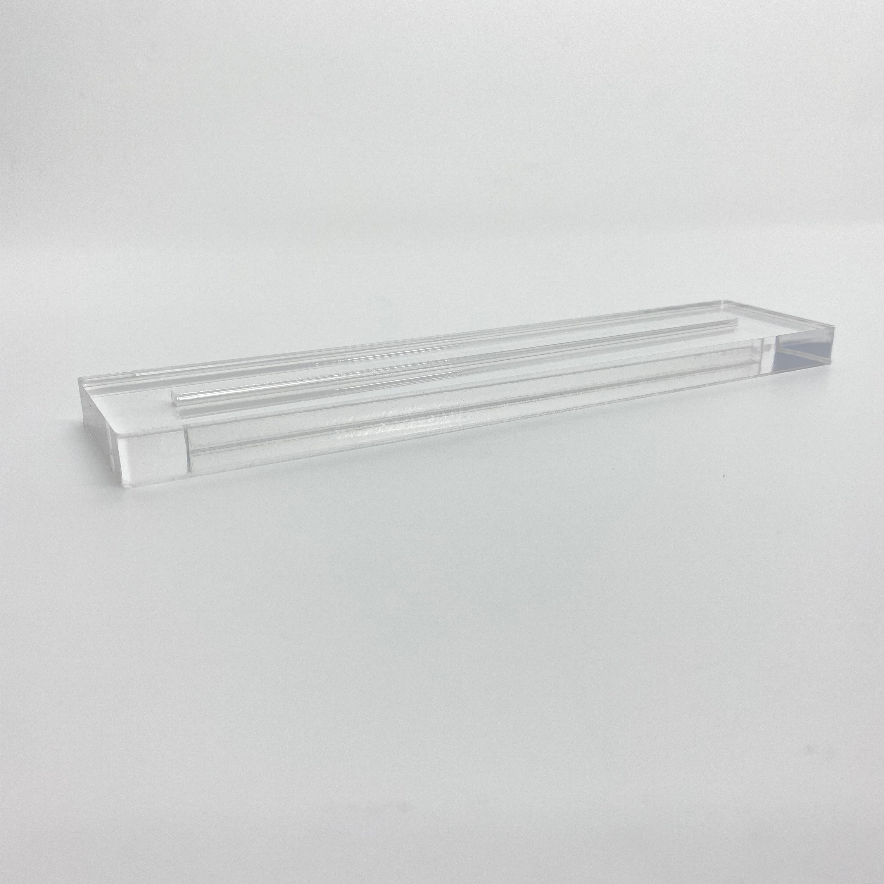 Single Slot Acrylic Sign Stands