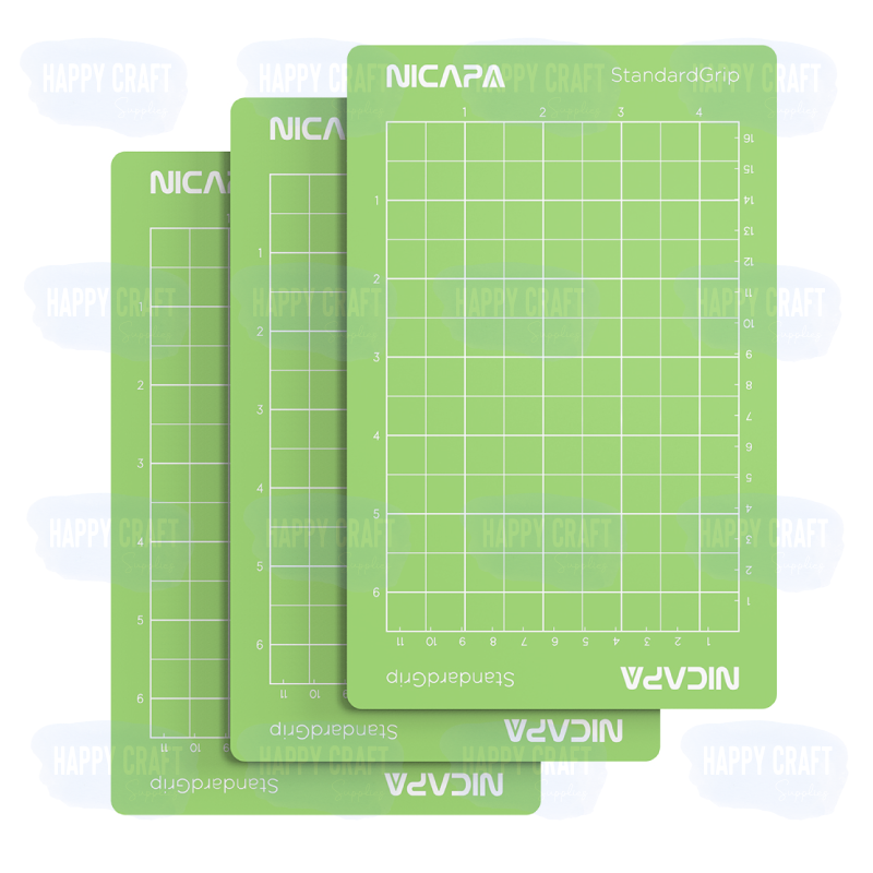 NICAPA Cricut JOY Cutting Mats (3 Pack Standard Grip) 4.5x6.5