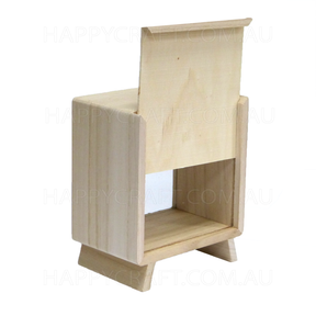 Wood money box