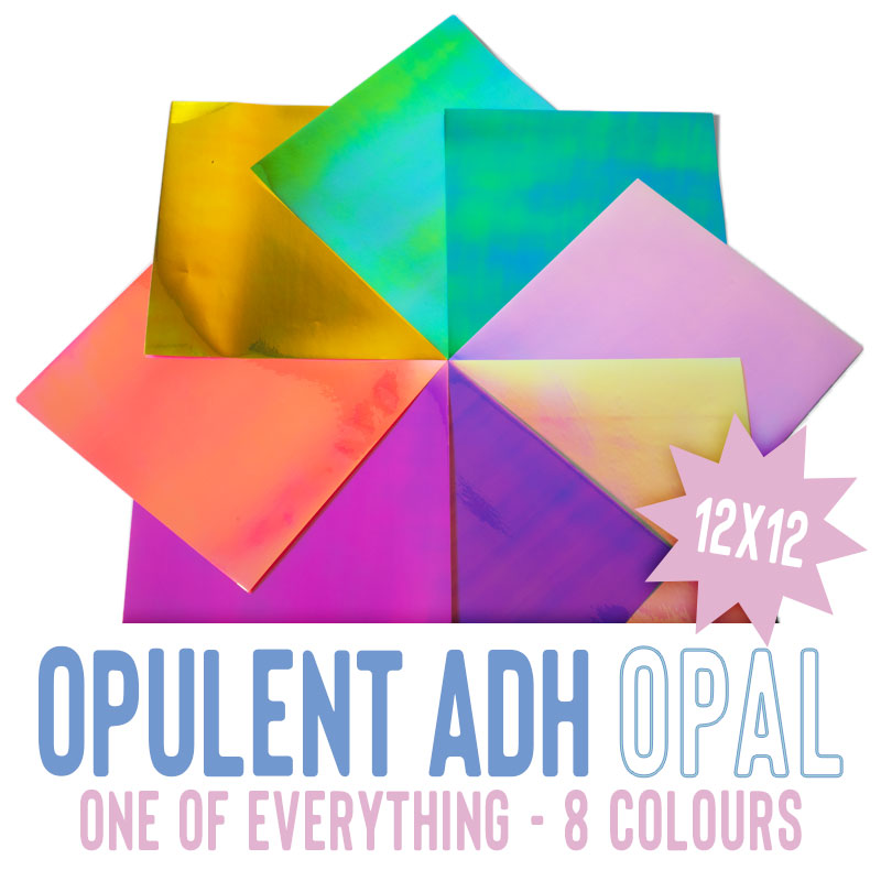 Opulent® Opal Permanent Adhesive - 12inch x 12inch 8pce PACK