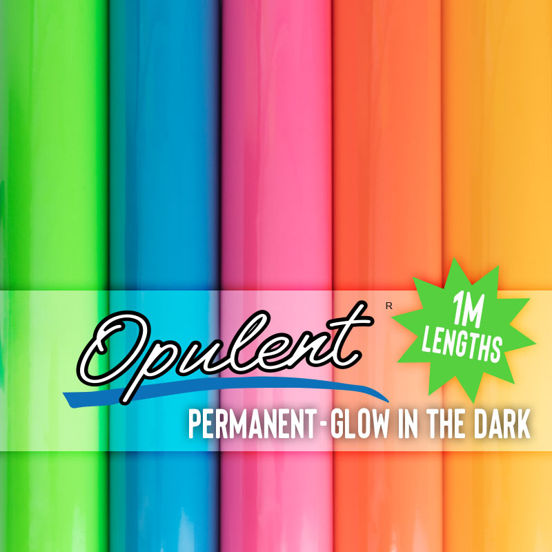 Opulent® Glow in the Dark Permanent Adhesive - 30.5cm x 1m