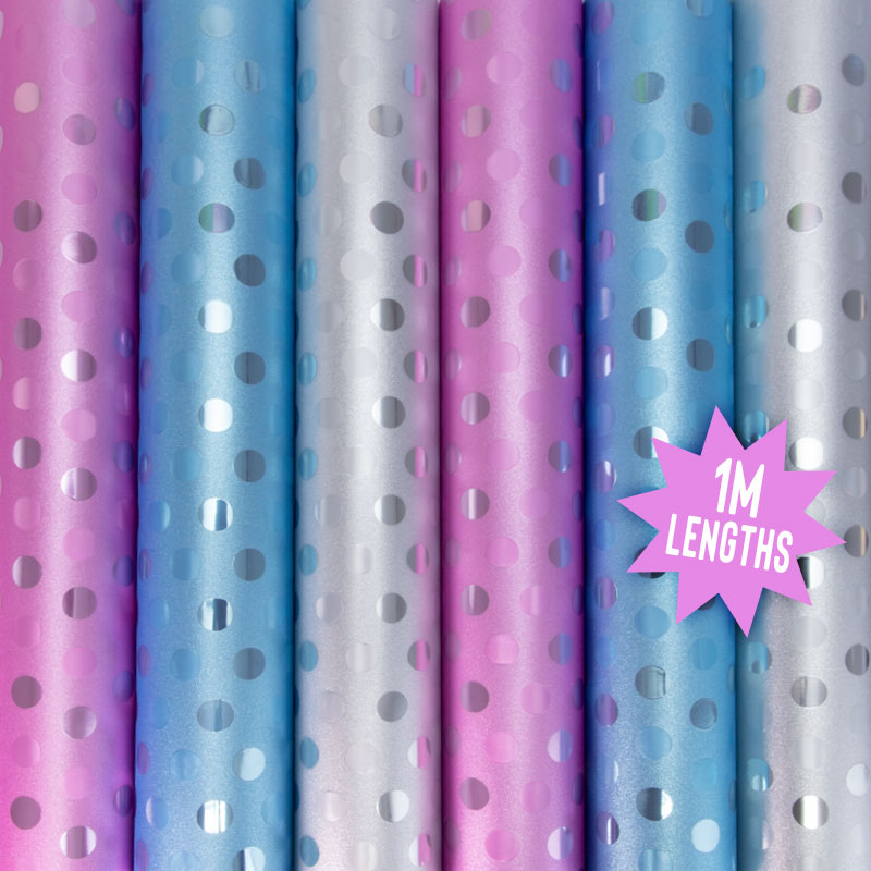 Opulent® Polka Dots Permanent Adhesive - 30.5cm x 1m