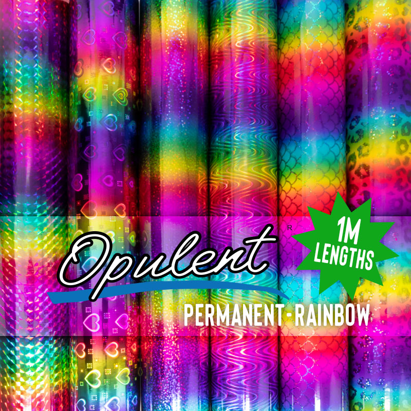 Opulent® Rainbow Permanent Adhesive - 30.5cm x 1m