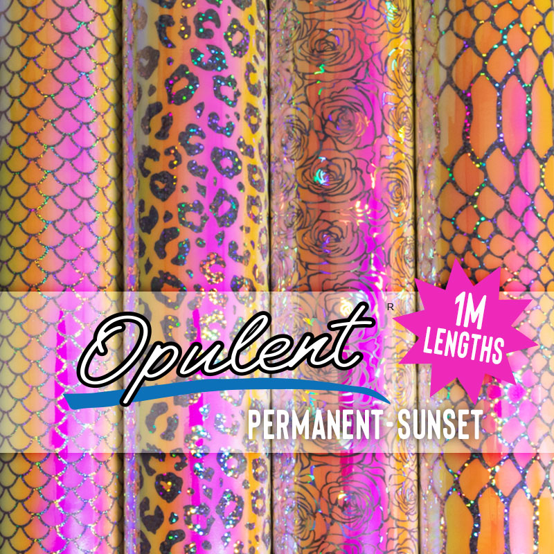 Opulent® Sunset Permanent Adhesive - 30.5cm x 1m