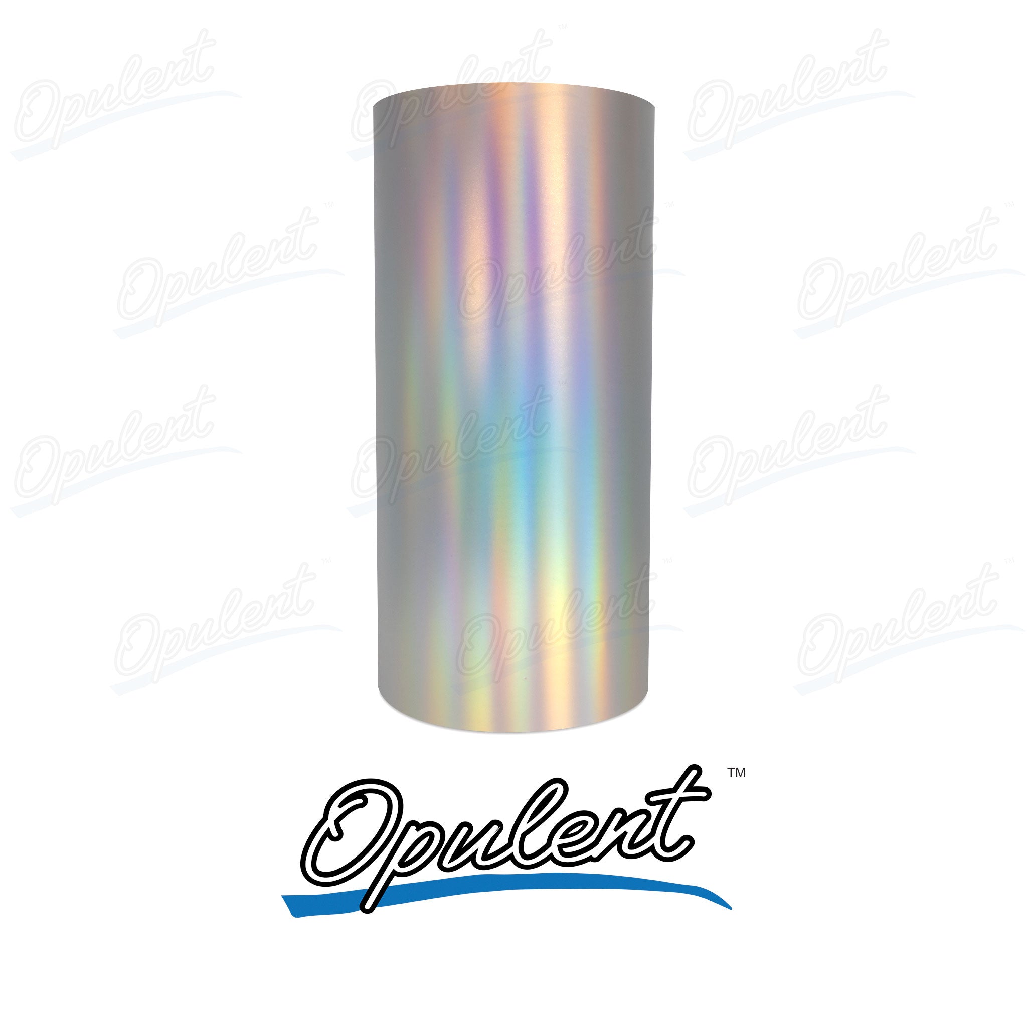 Opulent® Holographic Chrome Permanent Adhesive - 12inch x 12inch 5pce PACK